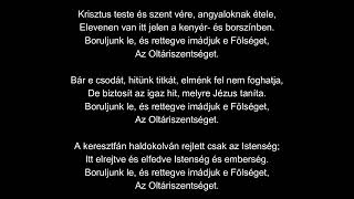 Krisztus teste és szent vére (Ambient AI Cover v1)