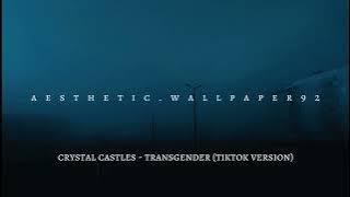 Crystal Castles - Transgender (Tiktok version)
