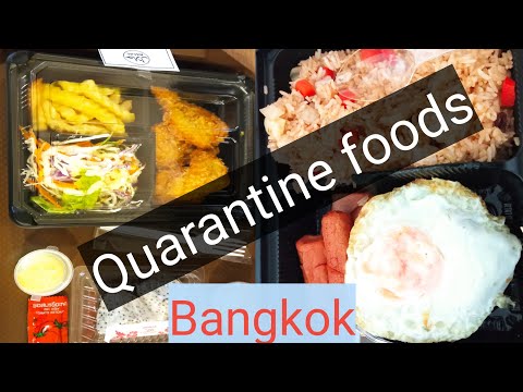 Quarantine foods at Metro Point Bangkok hotel// Shakilmahmudcu