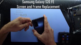Arbilato OLED-scherm voor Samsung Galaxy S20 FE 2022 Vervangingsscherm voor Samsung S20 FE 5G LCD-scherm SM-G781B, SM-G781U Touchscreen Digitizer Vergadering Reparatie Onderdelen met Frame