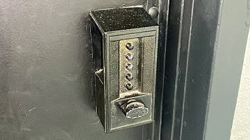 Kaba Simplex Model 6200 Mechanical Push Button Combination Lock