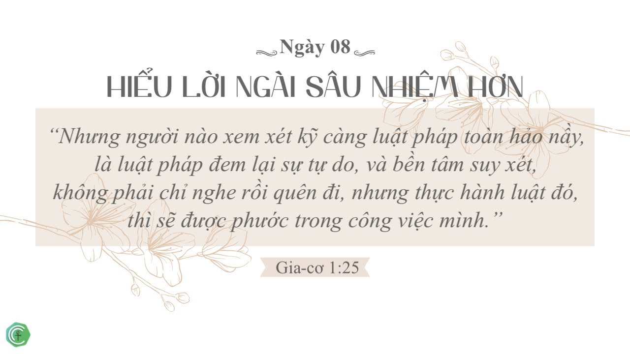 Ngày 8/31 - HIỂU LỜI NGÀI SÂU NHIỆM HƠN - Trích "Năng lực trong lời cầu nguyện của người nữ" episode artwork