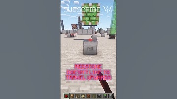 Send redstone UP with OBSERVERS or TRANSPARENT BLOCKS! | Redstone with PsiVolt #minecraft #redstone