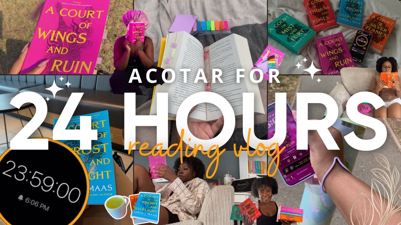 Reading the ACOTAR Series in 24 Hours *Spoiler Free* Reading