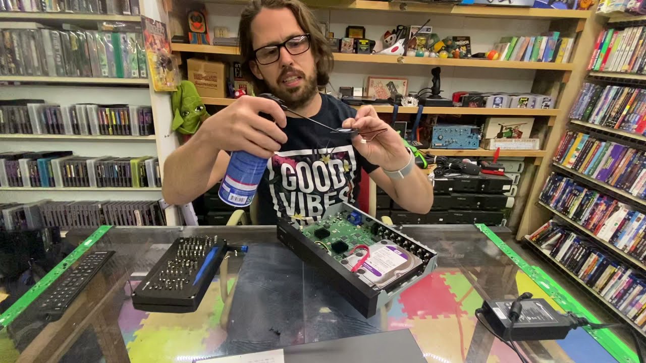 Samsung DVR tear down clean out fan noisy