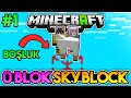 HİÇBİR ŞEY YOK!!! | Minecraft PE 0 Blok Skyblock | #1