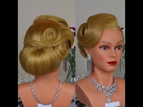 Low Chignon hairstyle tutorial / Wedding hairstyles
