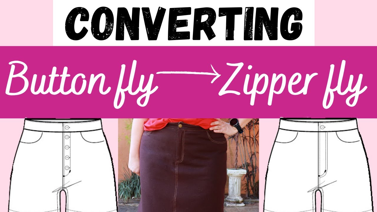 2 Glissando (NEW Love Notions).  Straight leg pants. Transform button to zipper fly EASY.