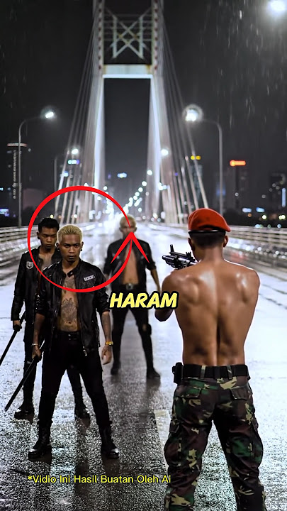 While on Duty, the Indonesian National Armed Forces (TNI) was Confronted by Armed Thugs⁉️ #shorts