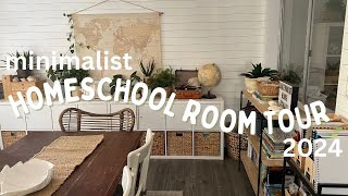 Minimalist Homeschool Room Tour | Australian Homeschool Family