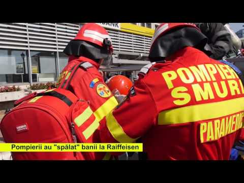 VIDEO Pompierii au ”spălat” banii la Raiffeisen, ZCH NEWS - sursa ta de informații