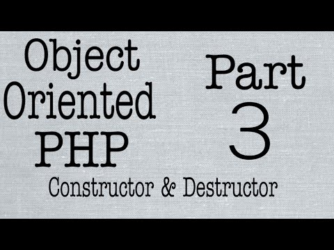 Object Oriented PHP in hindi | Constructor and Destructor | Web Tutorial by Nikhil Koshti