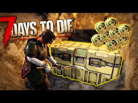 7DTD】宝探しクエストで見たことない量のお金出てきて笑ったwww