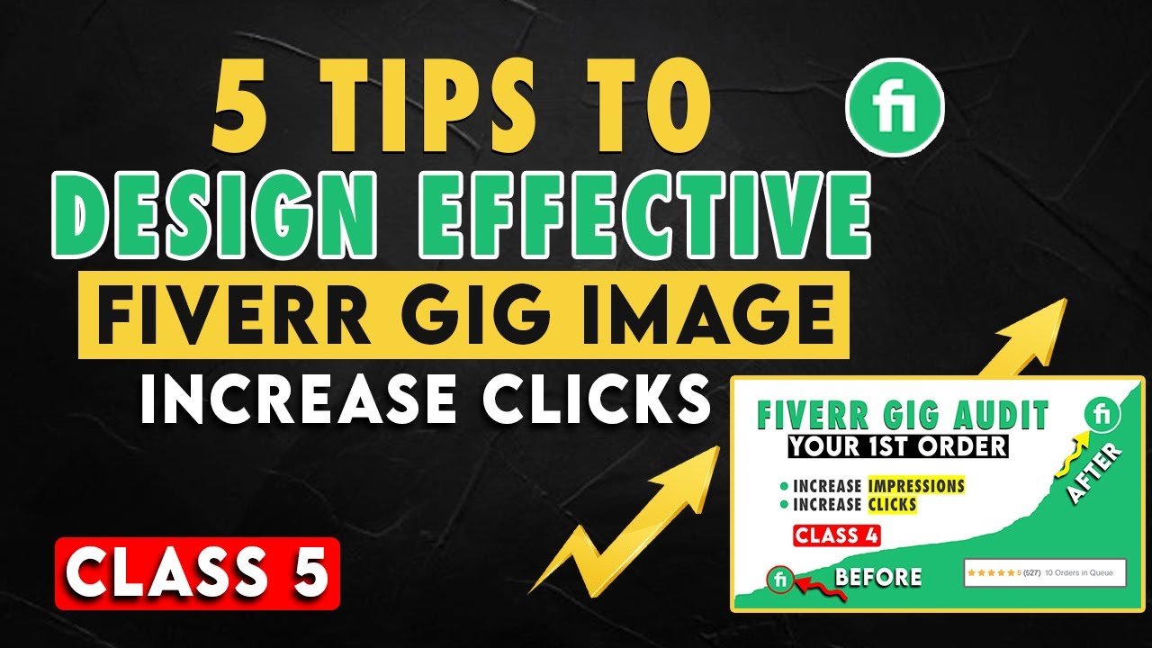 5 Tips to Design Eye Catching Fiverr Gig Image - Fiverr Gig Image on Canva - Get Fiverr Gig Clicks
