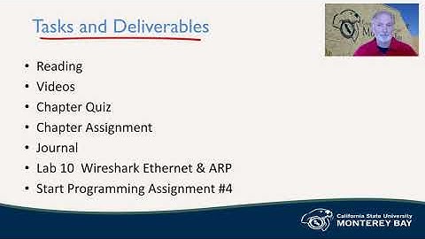 CSUMB CST 311-30 FA20 Intro to Week 7 Video