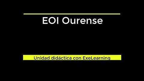 ExeLearning.- Unidad didáctica