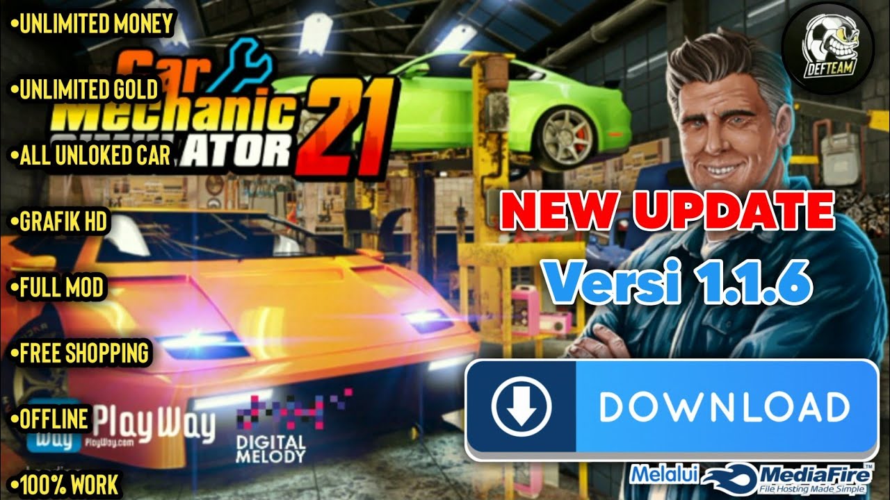 JADI TUKANG BENGKEL!!! Car Mechanic Simulator Apk Terbaru 2022