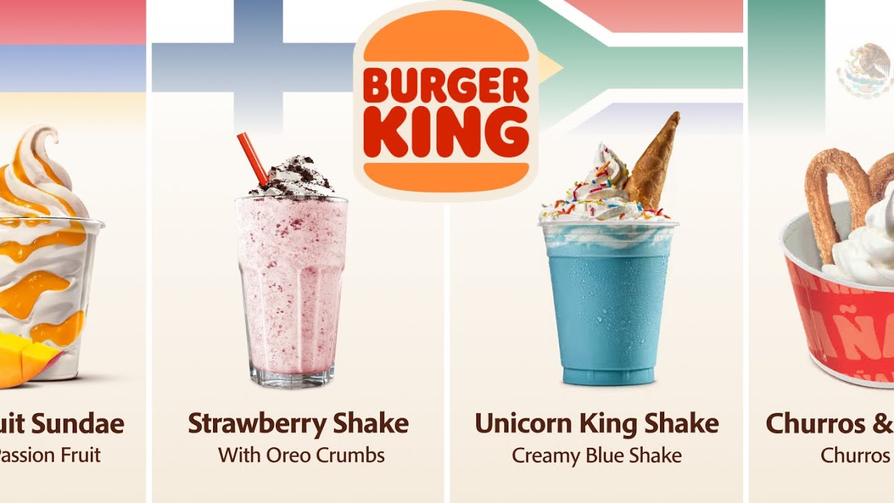 Burger King Desserts Around The World 🧁🍩
