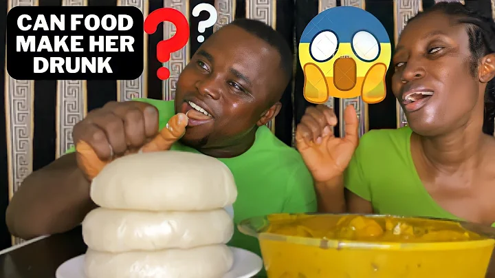 FUFU AND COCOYAM SOUP AFRICAN FOOD MUKBANG ASMR NIGERIAN FOOD MUKBANG