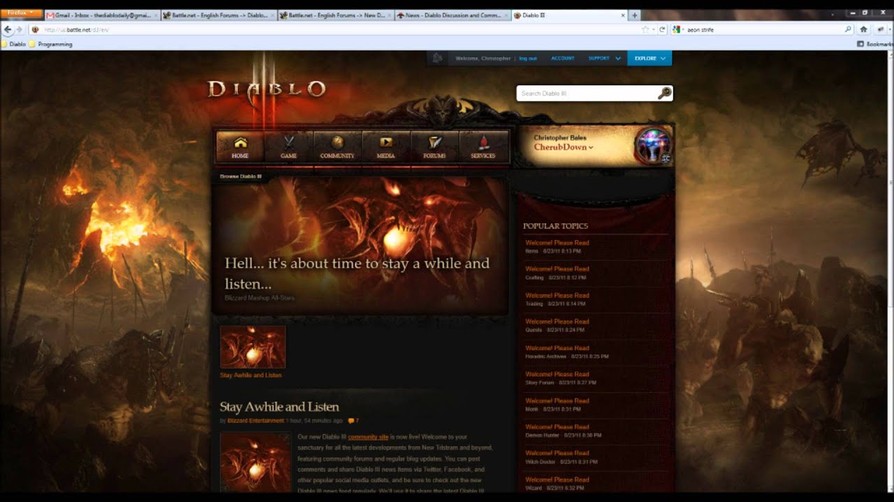 Diablo 3 BETA FORUMS ARE UP!!!