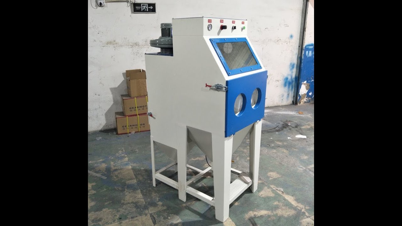 sandblasting machine, mold cleaning machine YouTube