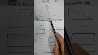 Shapes (worksheet)