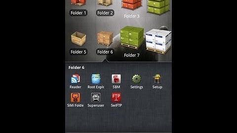 Simi Folder - Android Must have app widget  + how to set it up tutorial (old)