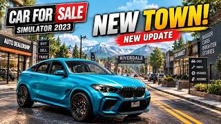 NEW TOWN is HERE! 😍 | Car For Sale Simulator 2023 Update screenshot 1