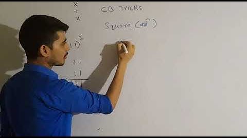 How to find Square of Two digit number having unit place one easily