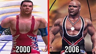 The Evolution Of Kurt Angle Entrances! ( WWF No Mercy To Smackdown vs Raw 2007 )