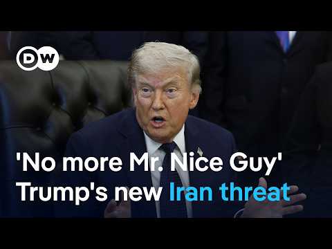 Trump says Iran blockade will continue without nuclear deal | DW News

US President Donald Trump is urging Iran to agree to a peace deal as talks stall. Reports say Washington is preparing a prolonged blockade of Iranian ports, escalating pressure after months of conflict that have already disrupted vital shipping through the Strait of Hormuz.

#Trump #says #Iran #blockade #will