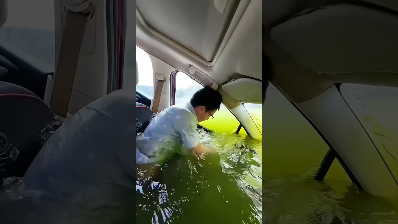 OMG. Kĩ năng thoát hiểm ko thể thiếu khi đi ô tô 😱🚕🚘😰🥶🛠️🅱️👀👍🏻