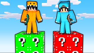 NOOB vs PRO: Lucky Block Tower Race Challenge! - Minecraft