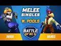 Jmook (Sheik) vs Mang0 (Falco) - Melee Singles Winners Top 48 - Battle of BC 5