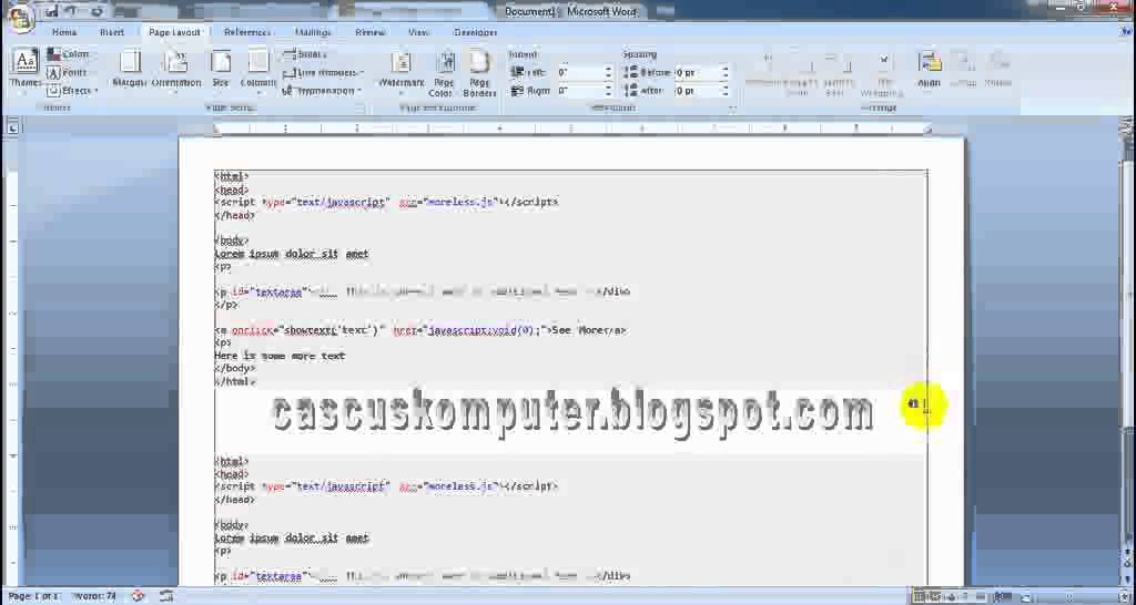 Belajar Komputer Setting Menampilkan Menghilangkan Garis Tepi Dokumen Word Belajar Komputer Setting Menampilkan Menghilangkan Garis Tepi Dokumen Word