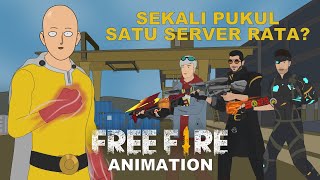 Sekali Pukul Satu Server Rata? | Free Fire Animation