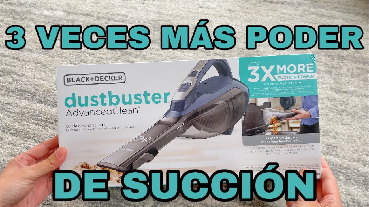 Aspiradora Portátil Dustbuster Black + Decker advance clean - YouTube