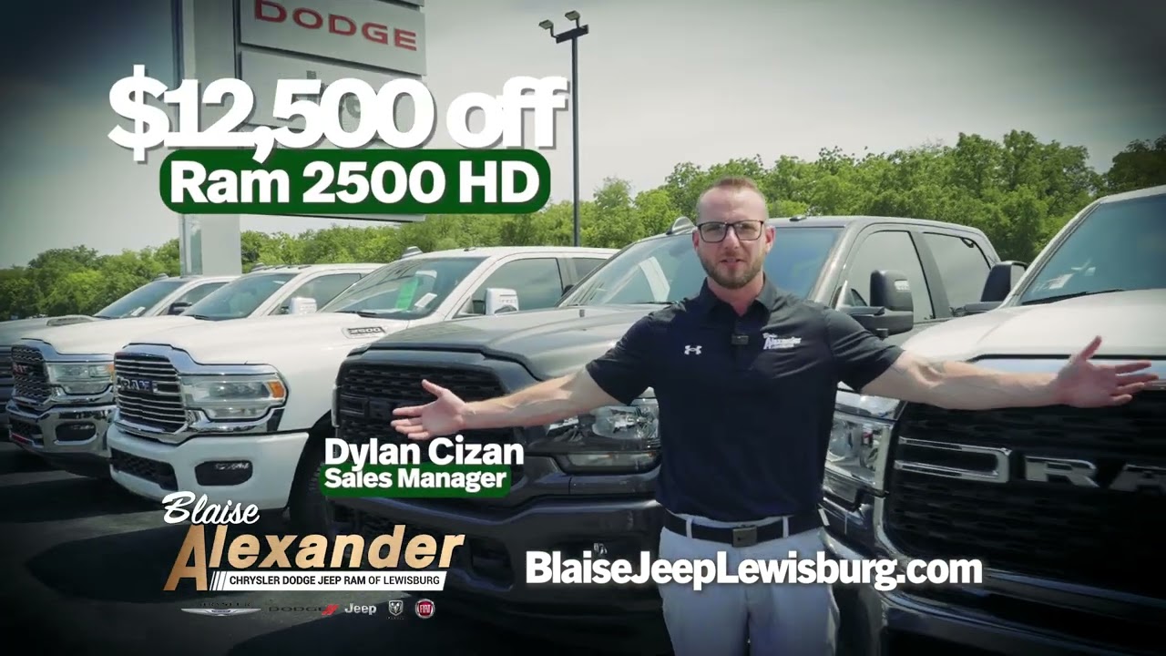 Make this the Summer Event at Blaise Alexander Chrysler Dodge Jeep RAM Fiat of Lewisburg