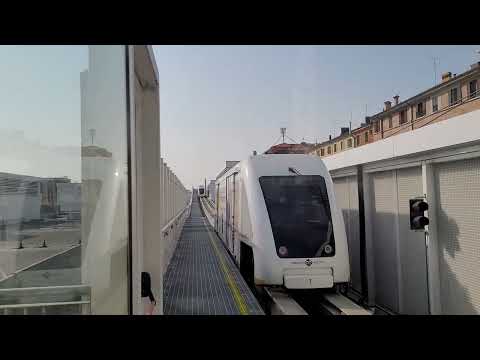 Bologna Centrale FS: monorail (people mover) to Bologna Airport (Marconi Express)
