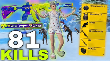 81 KILLS!😍 MY NEW BEST AGGRESSIVE RUSH GAMEPLAY W/BEST LOOT 🔥SAMSUNG,A7,A8,J4,J5,J6,J7,J2,J3,XS,A3