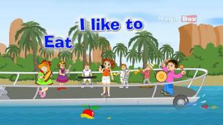 I Like To Eat - English Nursery Rhymes - Cartoon/Animated Rhymes For Kids