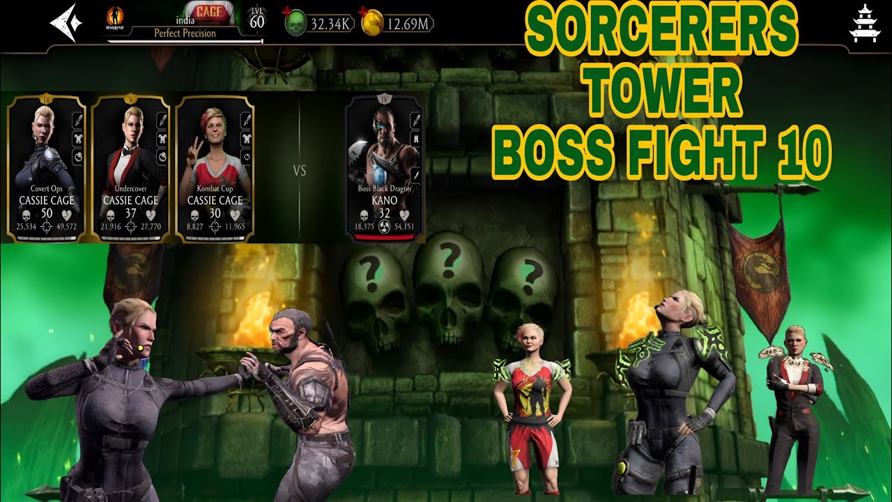 Sorcerers Tower Boss Fight ☠️ Battle 10 Mk Mobile