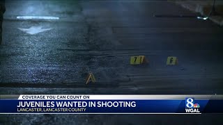 Juveniles wanted in a shooting