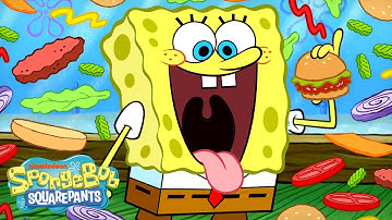 Krabby Patties DECONSTRUCTED Ingredient by Ingredient! 🍔 | @SpongeBobOfficial