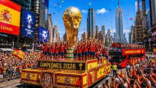 🏆 SPAIN WINS FIFA WORLD CUP 2026 Victory Champions Celebration Street Party