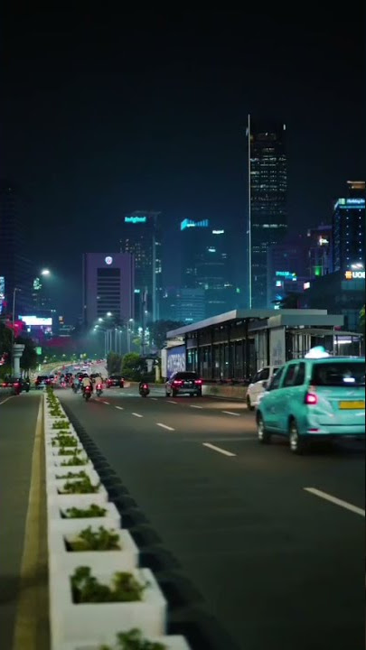 Story Wa dan motivasi  keren, pemandangan kota Metropolitan malam hari#Shorts