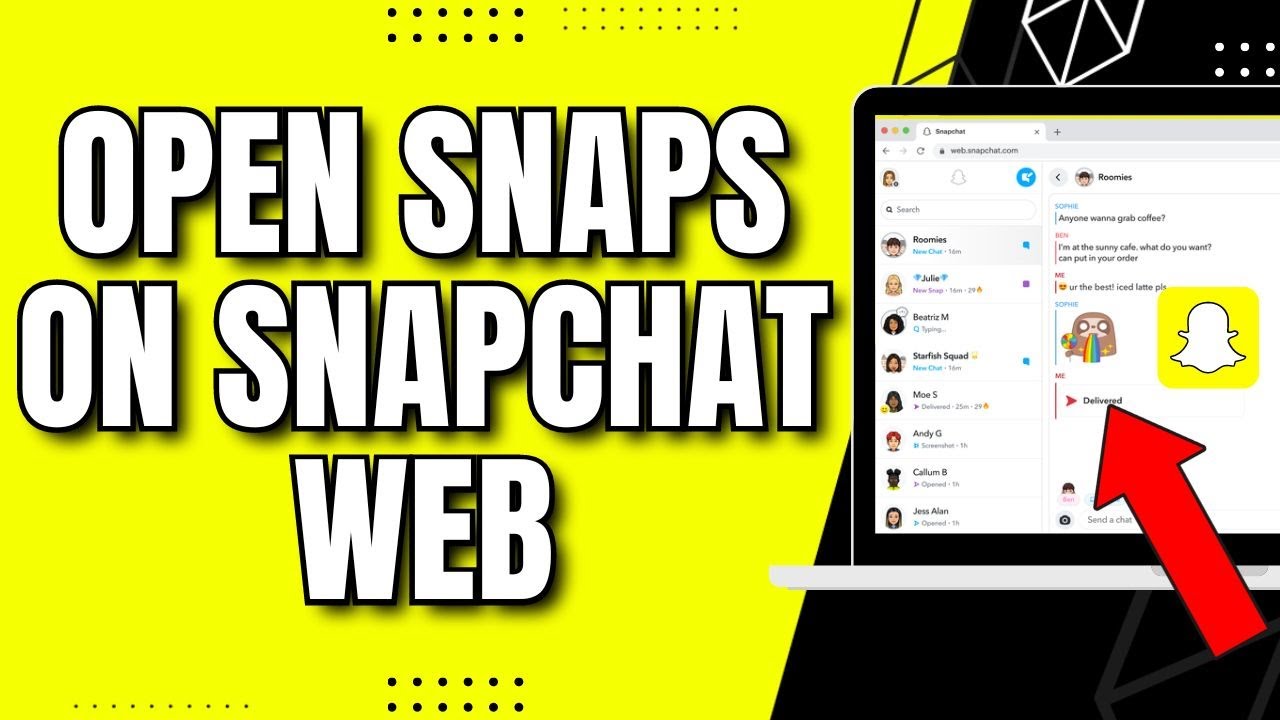 How To Open Snaps On Snapchat Web Easy Way Youtube