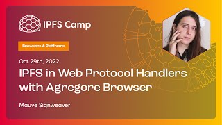 IPFS in Web Protocol Handlers with Agregore Browser - Mauve Signweaver