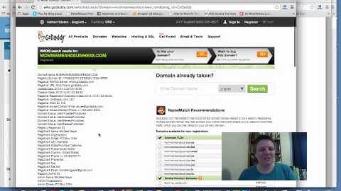 Your Domain Name & the Whois Database