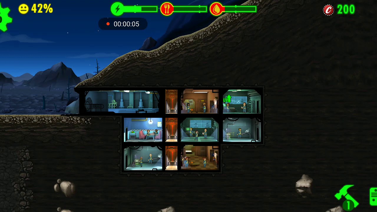 Fallout shelter -Caps & Level glitch !!! - YouTube